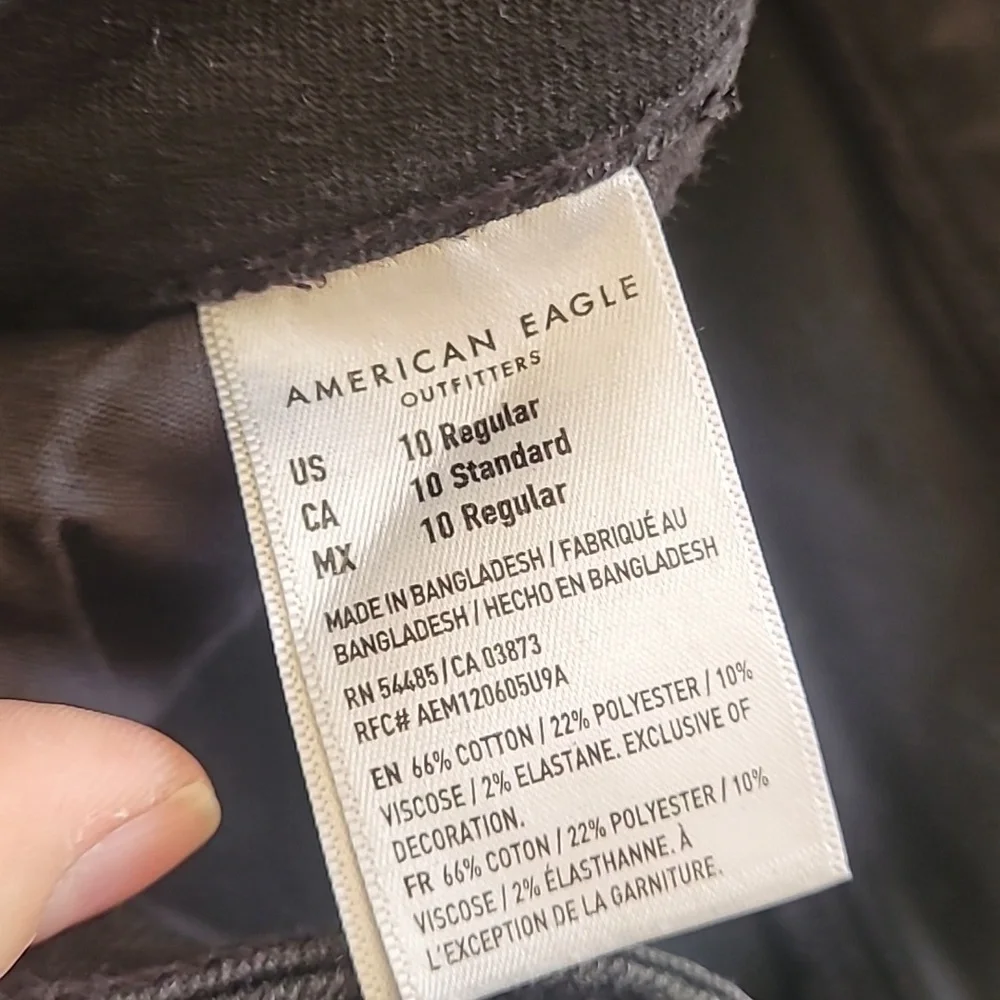 Black American Eagle Jeans - Picture 3 of 4